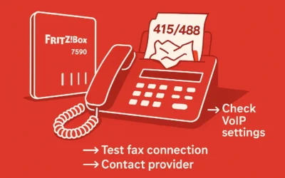 FRITZ!Box 7590: Faxversand scheitert? So lösen Sie T.38- und Codec-Probleme – Praxisleitfaden von Netzleiter