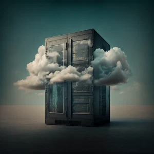 Cloud Serverschrank, Wolken, Server